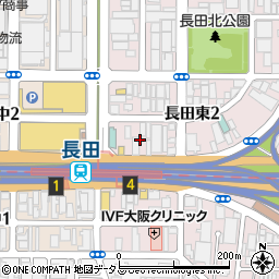 大阪府東大阪市長田東2丁目1周辺の地図