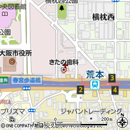 ＷＯＲＫ‐ＷＯＲＫハートワーク・騒音ムクドリ害・ハト害・地域包括支援東大阪掃除消毒センター・追出・掃除・消毒周辺の地図