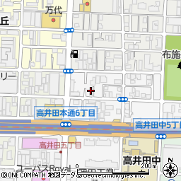 高井田ハイツ周辺の地図