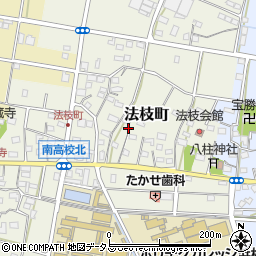 静岡県浜松市中央区法枝町500周辺の地図