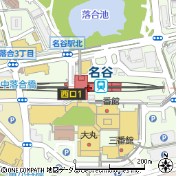 名谷駅周辺の地図