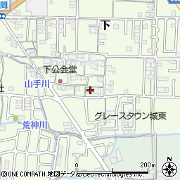 岡山県岡山市中区下165周辺の地図