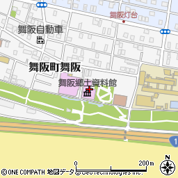 浜松市立舞阪図書館周辺の地図