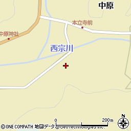 広島県山県郡北広島町中原1891周辺の地図