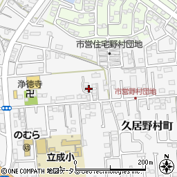三重県津市久居野村町842周辺の地図