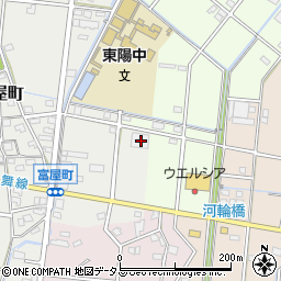 静岡県浜松市中央区富屋町165周辺の地図