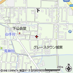 岡山県岡山市中区下163周辺の地図
