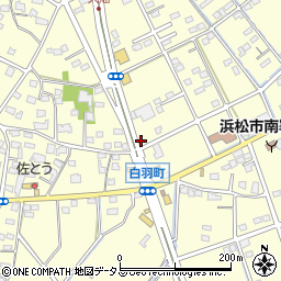 静岡県浜松市中央区白羽町612周辺の地図