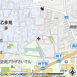 岡山県岡山市中区長岡406-4周辺の地図