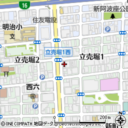 セブンイレブン大阪立売堀１丁目店周辺の地図