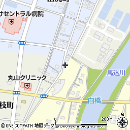 静岡県浜松市中央区田尻町38周辺の地図