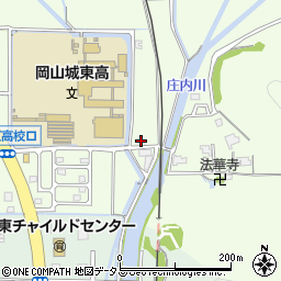 岡山県岡山市中区下608周辺の地図