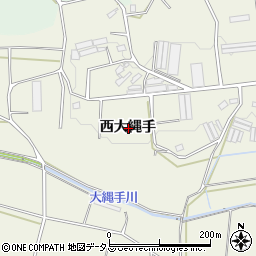 愛知県豊橋市伊古部町西大縄手周辺の地図