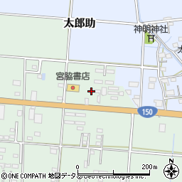静岡県袋井市湊949周辺の地図