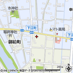 静岡県浜松市中央区御給町91周辺の地図
