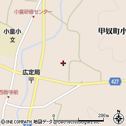広島県三次市甲奴町小童2612周辺の地図