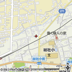 岡山県総社市総社862周辺の地図