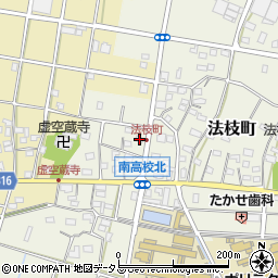 静岡県浜松市中央区法枝町569周辺の地図