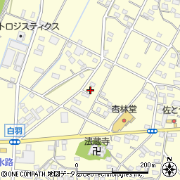 静岡県浜松市中央区白羽町345周辺の地図