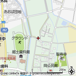静岡県磐田市岡706周辺の地図