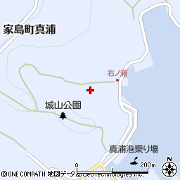 兵庫県姫路市家島町真浦454周辺の地図