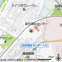 益田市役所保健センター　人権センター周辺の地図