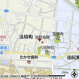 静岡県浜松市中央区法枝町475周辺の地図
