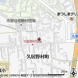 三重県津市久居野村町824-7周辺の地図