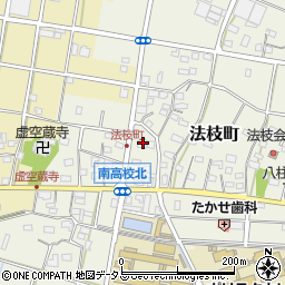 静岡県浜松市中央区法枝町536周辺の地図