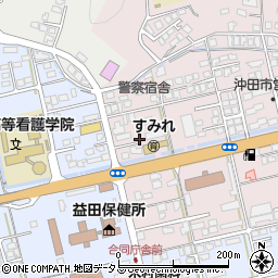 島根県益田市東町3周辺の地図