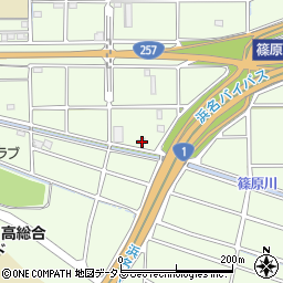 静岡県浜松市中央区篠原町20446周辺の地図