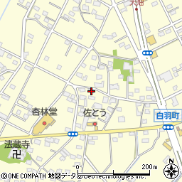 静岡県浜松市中央区白羽町756周辺の地図