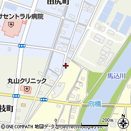 静岡県浜松市中央区田尻町37周辺の地図