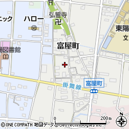 静岡県浜松市中央区富屋町33周辺の地図