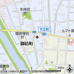 静岡県浜松市中央区下江町86周辺の地図