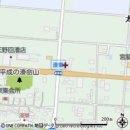 静岡県袋井市湊965周辺の地図