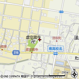 静岡県浜松市中央区法枝町583周辺の地図