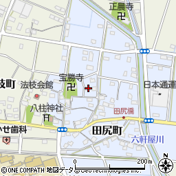 静岡県浜松市中央区田尻町314周辺の地図