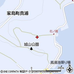 兵庫県姫路市家島町真浦455周辺の地図