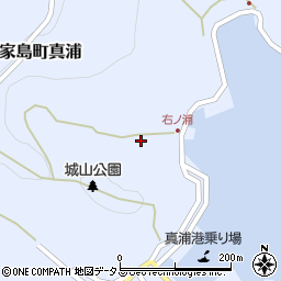 兵庫県姫路市家島町真浦405周辺の地図
