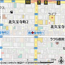 セブンイレブン大阪南久宝寺町２丁目店周辺の地図