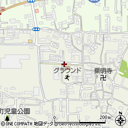 奈良県奈良市平松1丁目周辺の地図