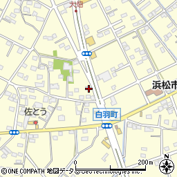 静岡県浜松市中央区白羽町698周辺の地図