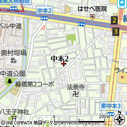 カエデ薬局周辺の地図