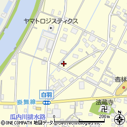 静岡県浜松市中央区白羽町303周辺の地図