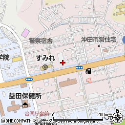 さんびるアカデミー・卓球ショップ　益田店周辺の地図