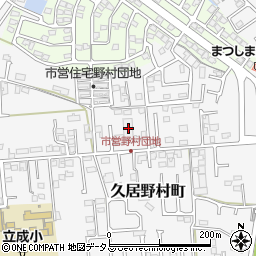 三重県津市久居野村町831周辺の地図