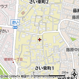 岡山県岡山市中区さい東町周辺の地図