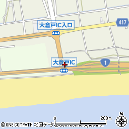 大倉戸ＩＣ周辺の地図