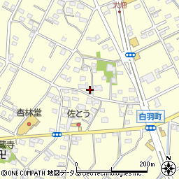 静岡県浜松市中央区白羽町725周辺の地図